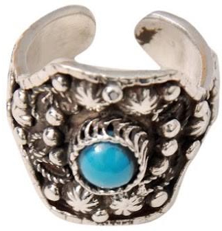 Gemstone sterling silver ring