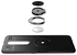 Generic Metal Ring Holder 360 Degree Rotating TPU Case For OPPO F11 Pro- Black+Black