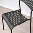 SANDSBERG / ADDE Table and 4 chairs, black/black, 110x67 cm - IKEA