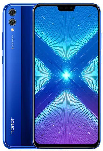 honor 8X - 6.5-inch 128GB Dual SIM 4G Mobile Phone - Blue