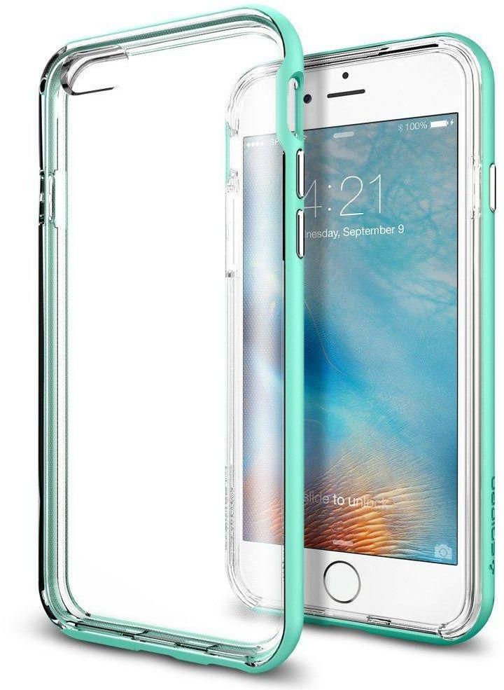 Spigen iPhone 6S / 6 Neo Hybrid Ex transparent Back capsule cover / case - Shimmery green