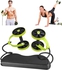Generic Revoflex Extreme Abdominal Wheel All In One Core Muscle Roller Sculpt Your Body Dual Tension Ab Muscle Toner