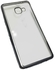 Samsung Galaxy J5 Prime 5.0" Back Cover - Clear With Silver Edges