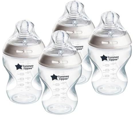 Tommee Tippee Closer to Nature Bottles, 9 Ounce, 4 Count