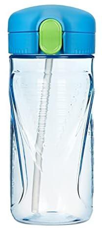 سيستيما زجاجه مياه 520 مللي زمزميه بشفاط و شاليمو اطفال - ازرق، بلاستيك