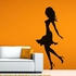 Decorative Wall Sticker - Woman With A Mini Dress