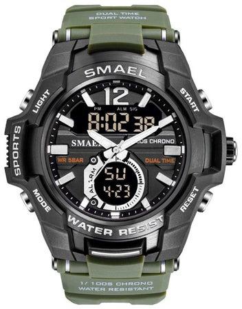 Men's 1805 Multifunctional Quartz Digital Sport Wristwatch