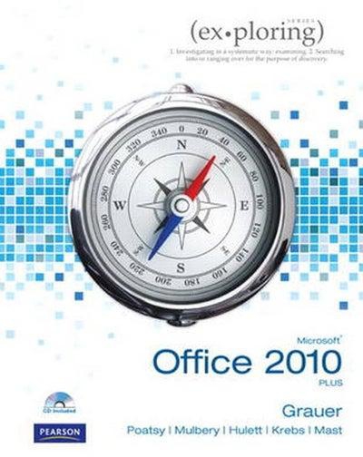 Exploring Microsoft Office 2010 Plus Ed 1