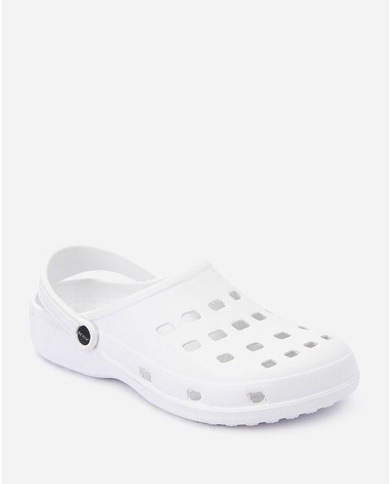 Activ Perforated Crocs - White