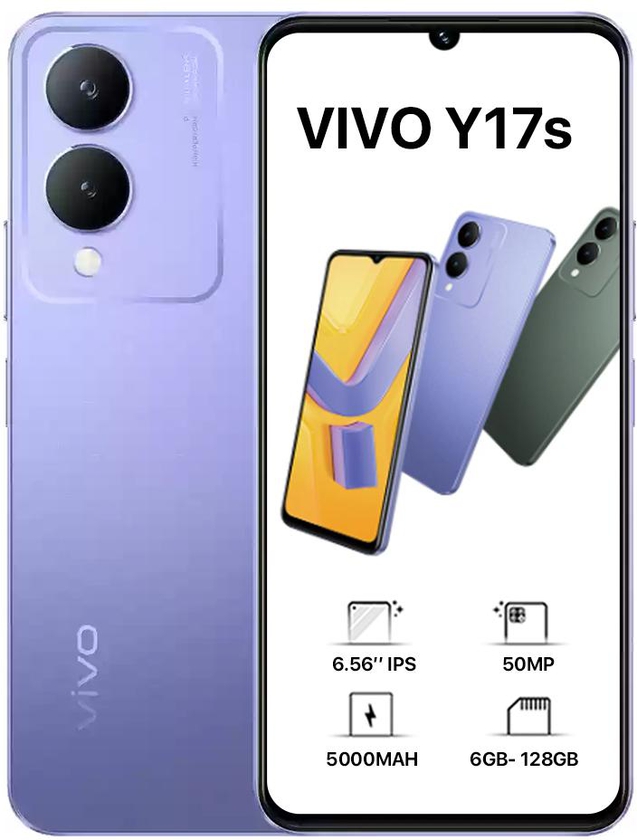 Vivo Y17s Dual Sim – 128GB, 6GB Ram, 4G - Dubai Phone