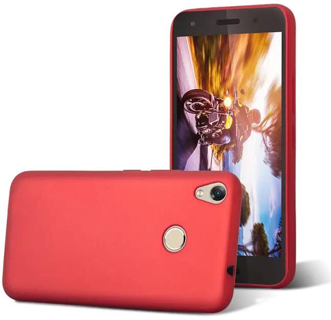 INFINIX HOT 5 (X559C) Back Cover - Silicone Rubber Finish Red
