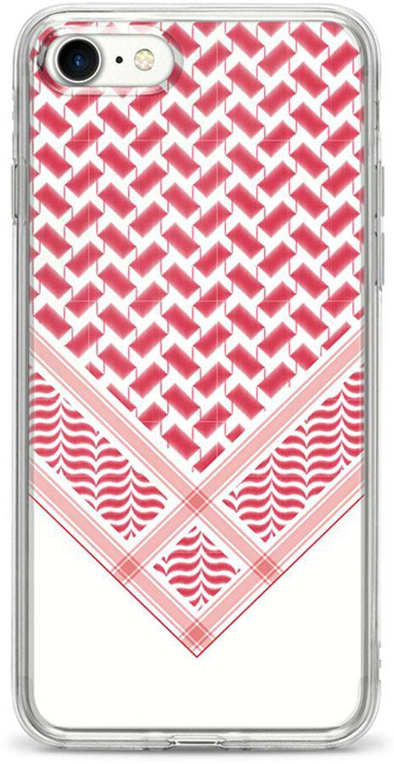 Protective Case Cover For Apple iPhone 8 Victory Shemag (Red) Full Print
