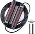 KipFit Red Weighted Jump Skipping Rope For Fitness & Workout