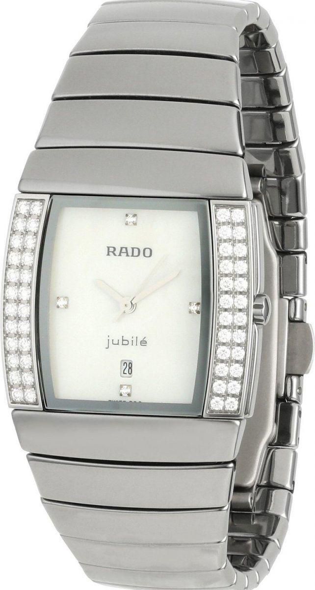 Rado Women's Silver Ceramic White Dial Watch - R13577902