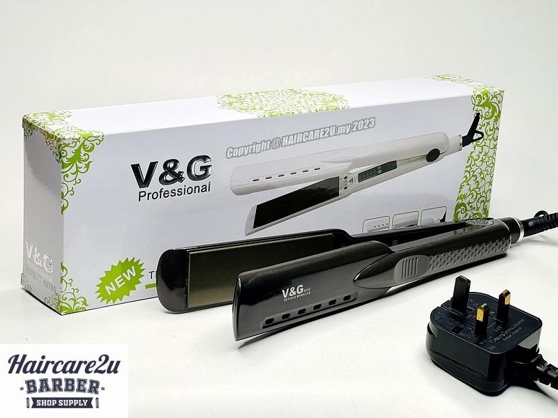 V&amp;G V-8270 Titanium Hair Straightener Flat Iron - 2 Sizes (Dark Green)