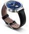 Huawei Watch – Stainless Steel With Black Leather Strap