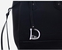Deeda Slinky Leather Hand Bag - Black