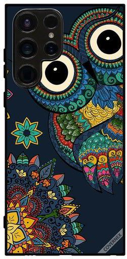 Protective Case Cover For Samsung Galaxy S23 Ultra Floral Owl