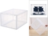 Doreen Generic Shoe Organizer for Closet - Stackable Shoe Storage, Shoe Rack for Entryway - Clear Plastic Shoe Boxes, Sneaker Shoe Container for Closet, under Bed - Clear（GC1726A）