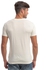 Diesel Off White Cotton Round Neck T-Shirt For Men