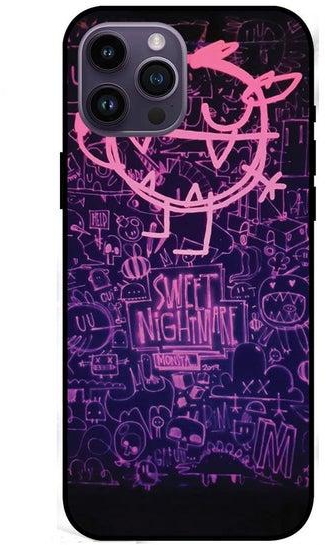 Protective Case Cover For Apple iPhone 14 Pro Max Sweet Nightmare Monster