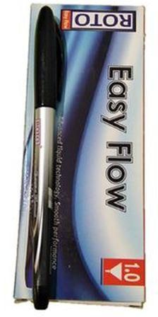 Roto Easy Flow Pen - Black – 12 Pcs