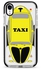 Protective Case Cover For Apple iPhone XR Yellow Taxi