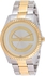Elite Women's Silver Dial Stainless Steel Band Watch - E54334G/301