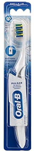Oral B Pulsar 3D White Whitening Therapy Manual Toothbrush With Battery Power,Assorted Color