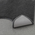 SÖDERSJÖN Pedestal mat - dark grey 55x60 cm