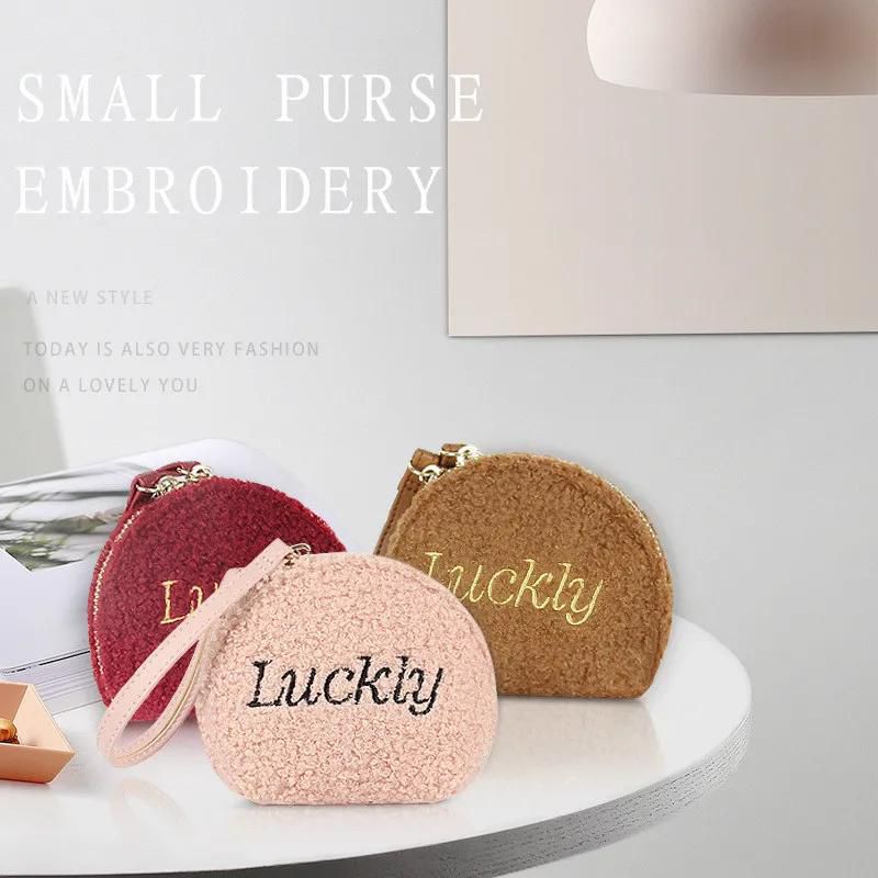 Small wallet new small ladies coin purse cute wild simple short coin purse Wallet women purse