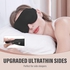 Sleep Mask for Women Men, Eye mask for Sleeping 3D Contoured Cup Blindfold, Concave Molded Night Sleep Mask, Block Out Light, Soft Comfort Eye Shade Cover for Yoga Meditation