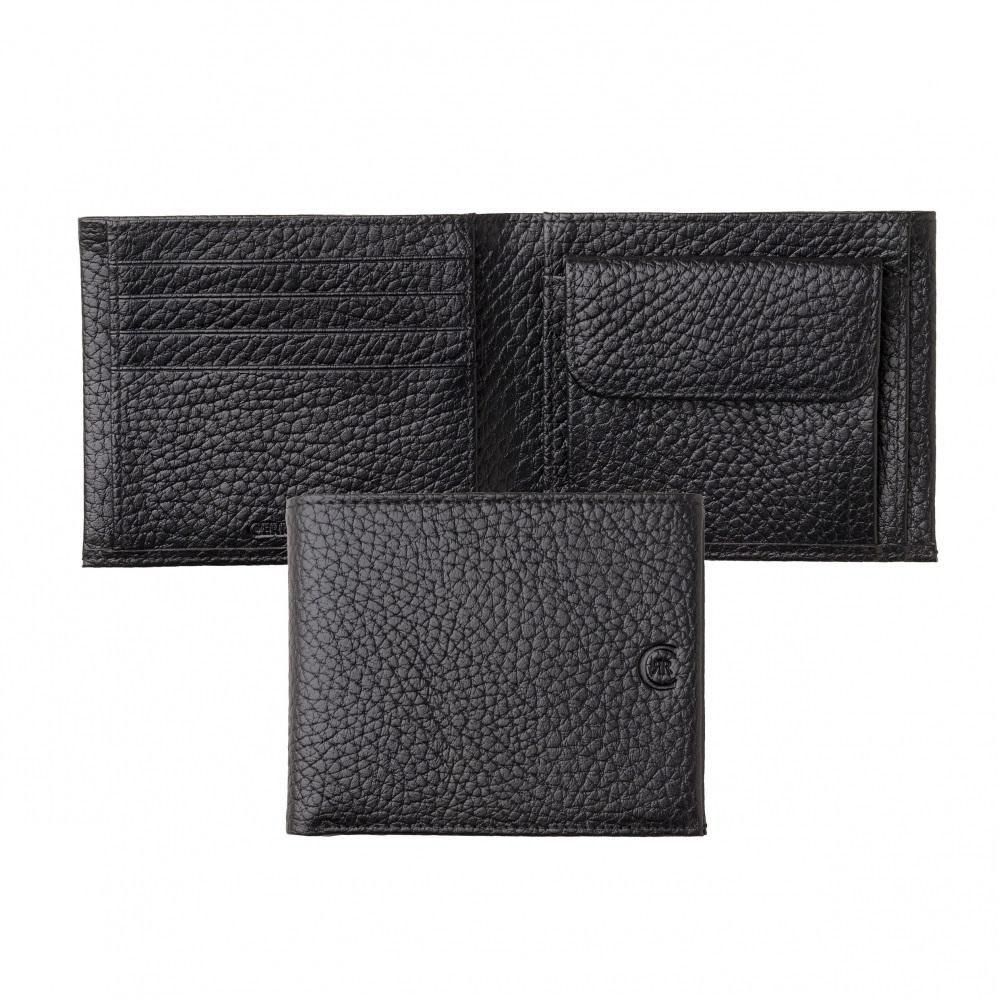 Wallet for men by Cerruti, Leather, Black, NLM919