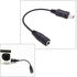 Mini USB to 3.5mm Mic Microphone Adapter Cable Cord for