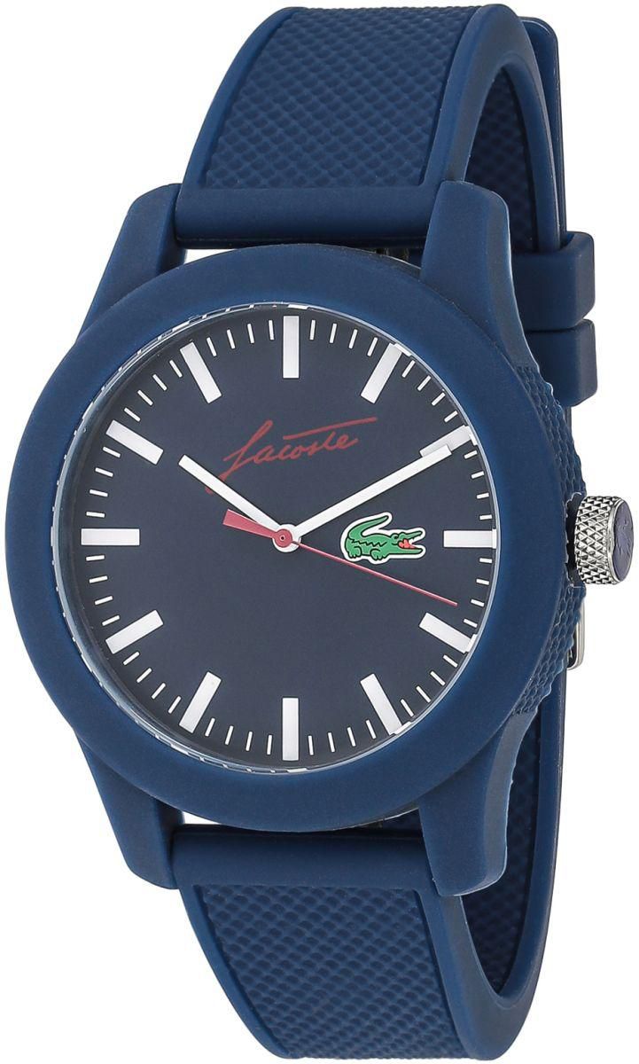 Lacoste Men's Blue Dial Silicone Band Watch - 2010860