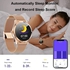 Round Full Touch Screen Bluetooth Smart Watch Gold