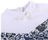 ZAFUL Female Blue And White Patterns Dress - Blue