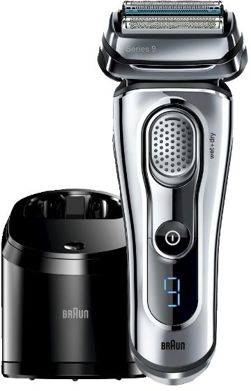 Braun Series 9 9095cc Wet and Dry Men's Electric Shaver - Silver