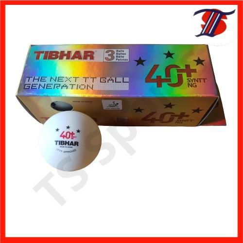 Ping Pong Balls High Quality TIBHAR Table Tennis Ball 40+ ITTF (White)