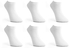 Maestro Bundle Of 6 PCs Maestro Ankle Socks - White