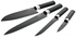 4-Piece Knife Set(1xParing Knife,1xboning Knife, 1xSantoku Knife, 1xCarving Knife) Black