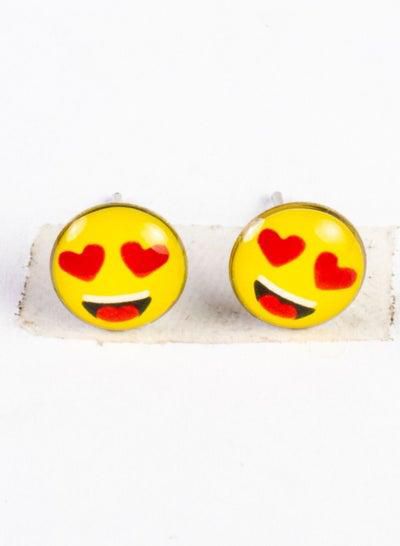 Small Metal Earring for Baby-Premium Quality- Emoji (18) Premium Quality & Against Color Change
