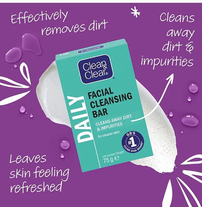 Clean and clear Johnson's Clean & Clear FACIAL CLEANSING Bar Soap