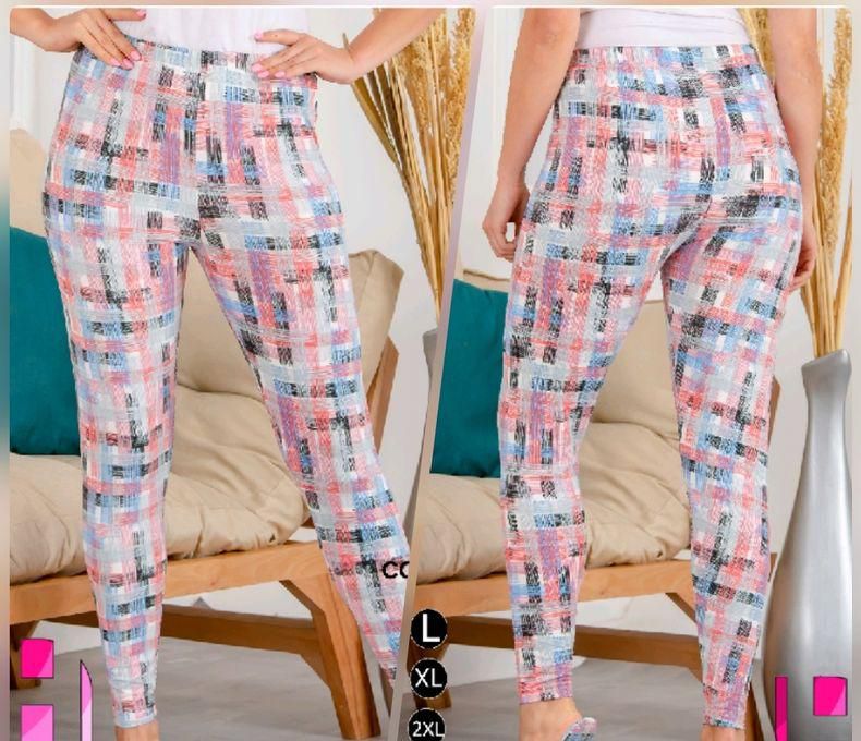 H.Brand Cotton Pajama Pants Leggings - Multicolour