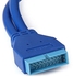 FSGS Blue CY U3-061 50cm USB 3.0 Mainboard 20-Pin Male To 20-Pin Male Extension Cable 15575