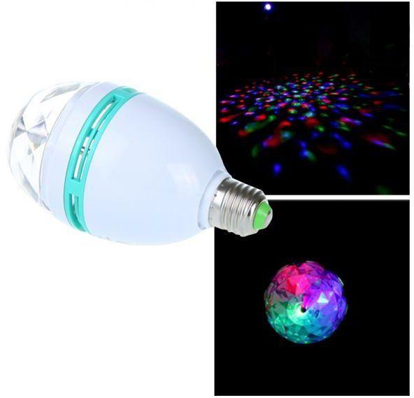 Professional LED Crystal Disco Fluorescent Bulb with Automatic Turn