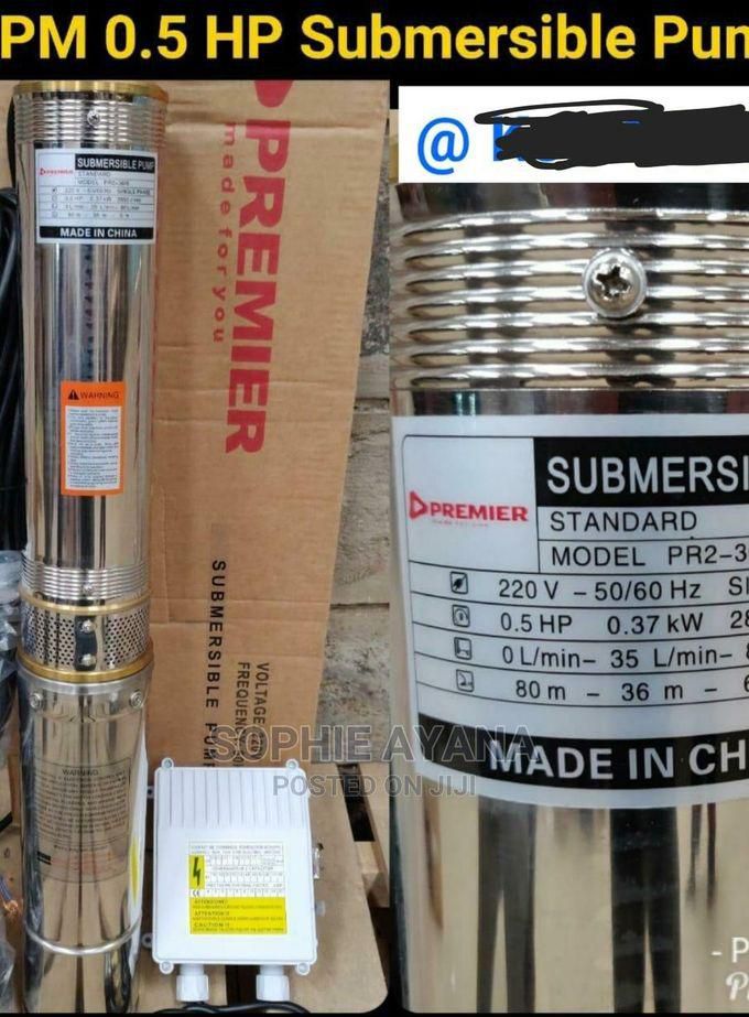 Premier Submersible Pump 0.5 HP
