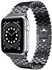 eWINNER Scales Lines Link Buckle Octagon Stainless Steel Strap for Apple Watch 42mm Series 1/2/3