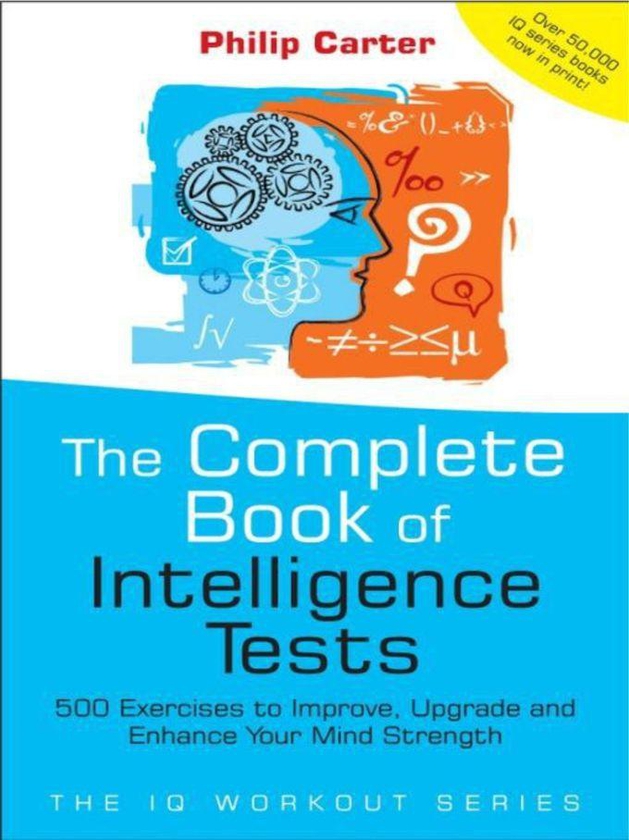 Jumia Books The Complete Book Of Intelligence Tests