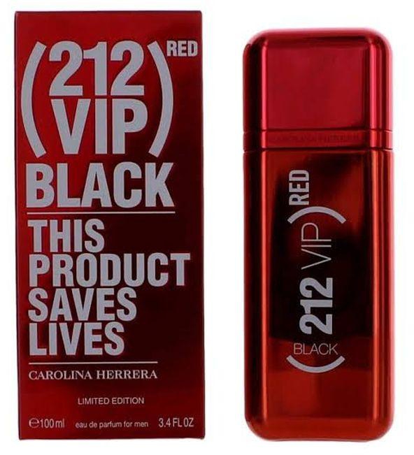 Carolina Herrera 212 VIP Black Red L/E Men EDP 100ML Perfume For Men